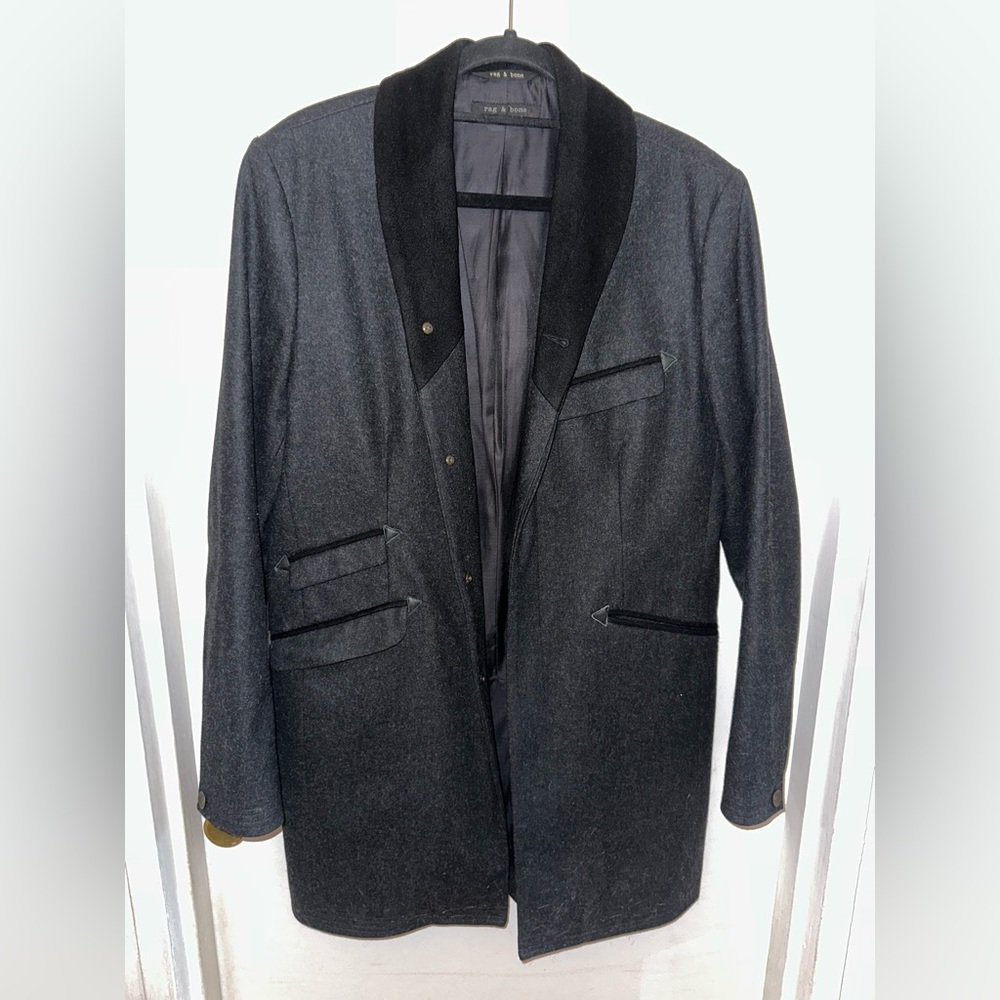 Rag and Bone Long Peacoat